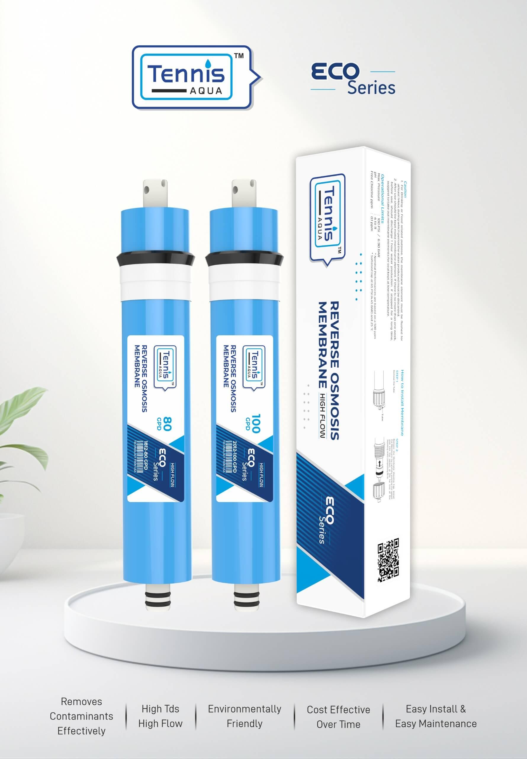 Membrane Model Eco 125 GPD - Tennis Aqua