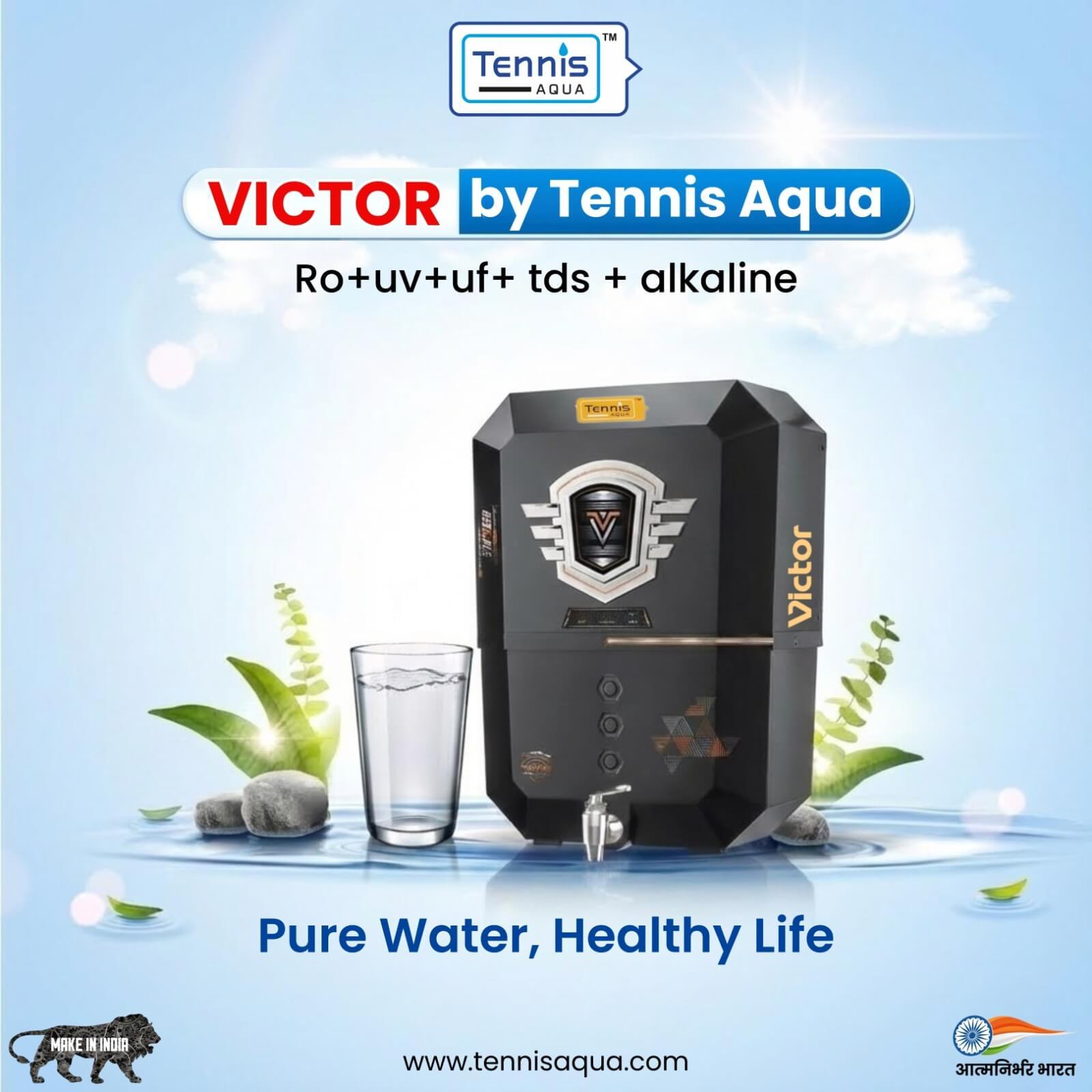 Tennis Aqua - Victor Model RO Water Purifier - RO+UV+UF+TDS+Mineral