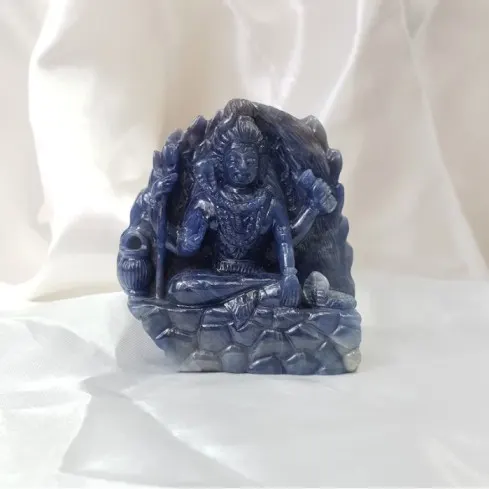 Blue-Sapphire-Carving-Shiva-Statue-1